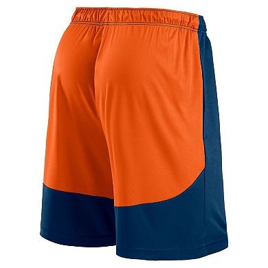 Men's Fanatics Navy/Orange Chicago Bears Launch Shorts
