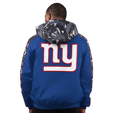 Men's Starter Royal New York Giants Thursday Night Gridiron Full-Zip Jacket