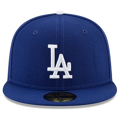 Men's New Era Royal Los Angeles Dodgers 2024 World Series Champions Side Patch 59FIFTY Fitted Hat