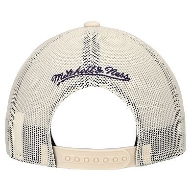 Men's Mitchell & Ness Cream Phoenix Suns Trucker Adjustable Hat