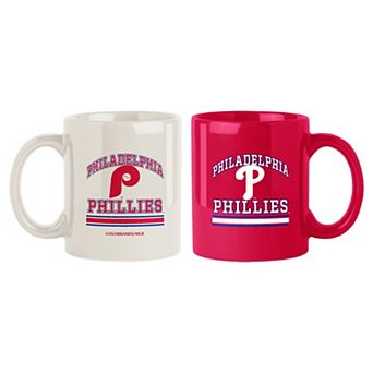 Philadelphia Phillies 2-Pack 15oz. Checkered Wordmark Mug Set