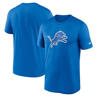 Men's Nike Blue Detroit Lions Legend Logo Performance T-Shirt