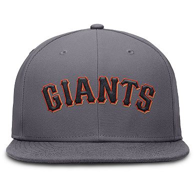 Men's Nike Gray San Francisco Giants Performance True Fitted Hat