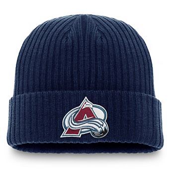 Men's Fanatics Navy Colorado Avalanche Core Primary Logo Cuffed Knit Hat