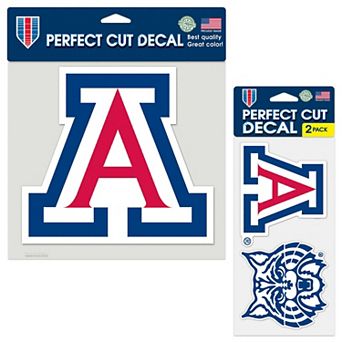 WinCraft Arizona Wildcats Three-Pack Perfect Cut Decal Sheet