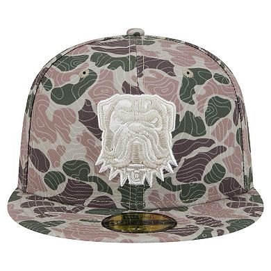 Men's New Era Cleveland Browns Geo Camo 59FIFTY Fitted Hat