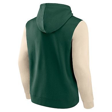 Men's Green Minnesota Wild Deliver Fleece Pullover Hoodie