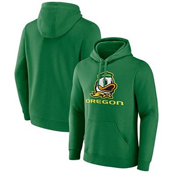 Men's Fanatics Green Oregon Ducks Team Lockup Pullover Hoodie
