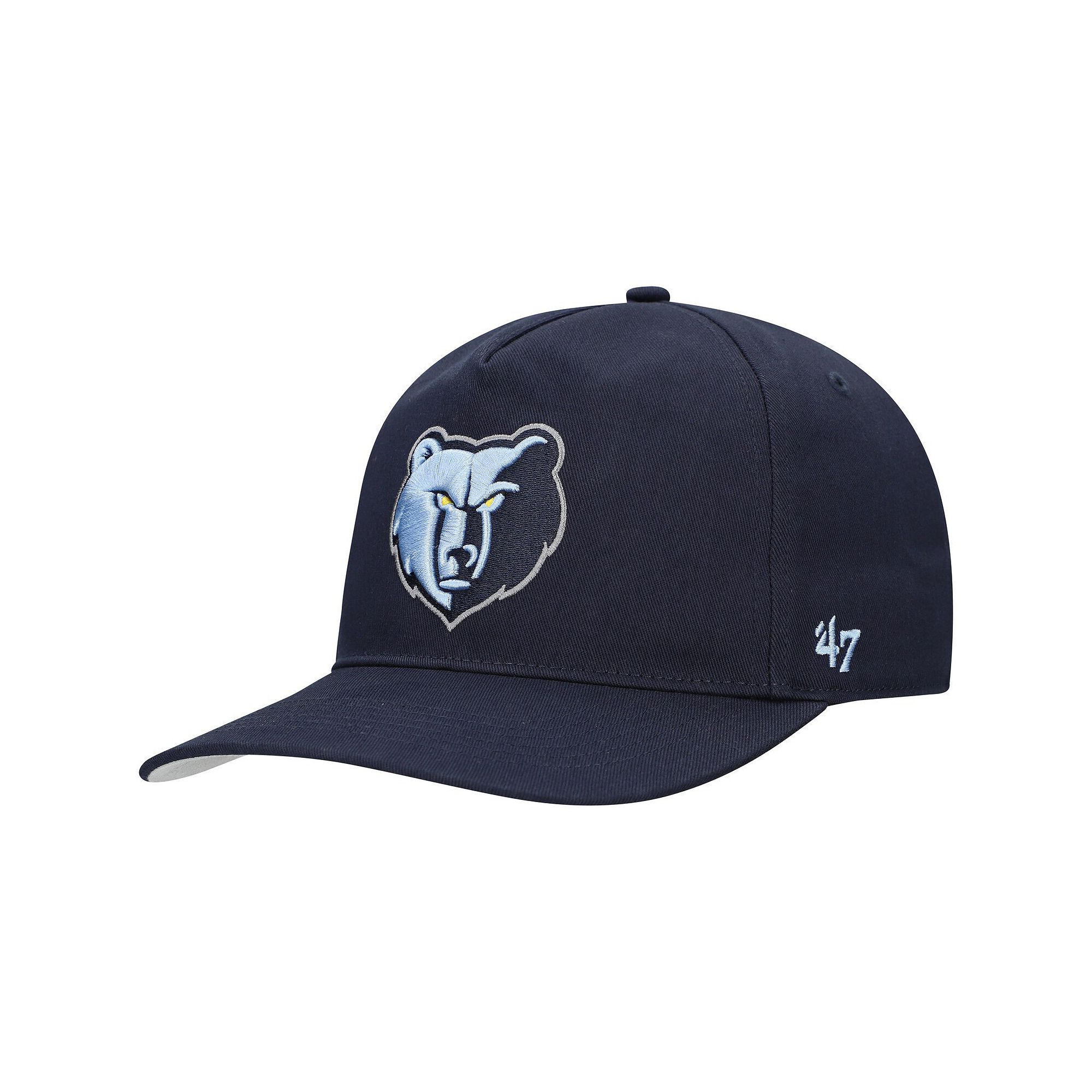 Mens 47 Navy Memphis Grizzlies Core Logo Hitch Adjustable Hat, Grz Blue