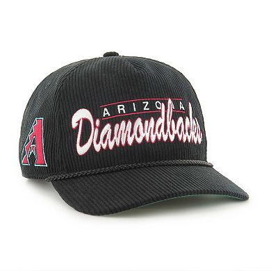 Men's '47 Black Arizona Diamondbacks Corduroy Hitch Adjustable Hat