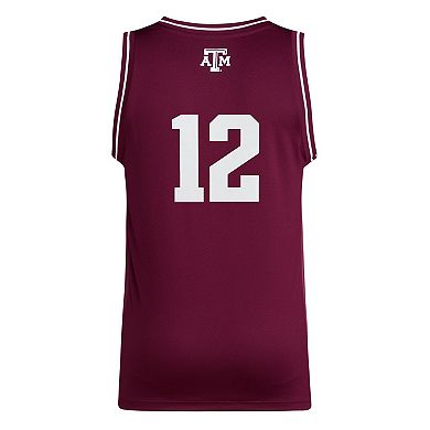 Men's adidas #12 Maroon Texas A&M Aggies Replica Swingman Jersey
