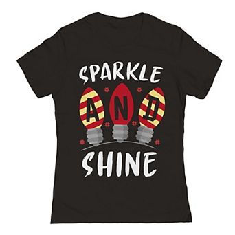 Junior's Christmas Sparkle Shine Graphic Tee