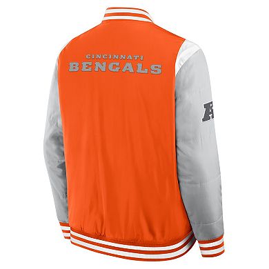 Unisex Fanatics Orange Cincinnati Bengals Elements Elite Full-Snap Jacket