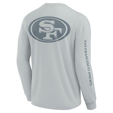 Unisex Fanatics Gray San Francisco 49ers Elements Strive Long Sleeve T-Shirt