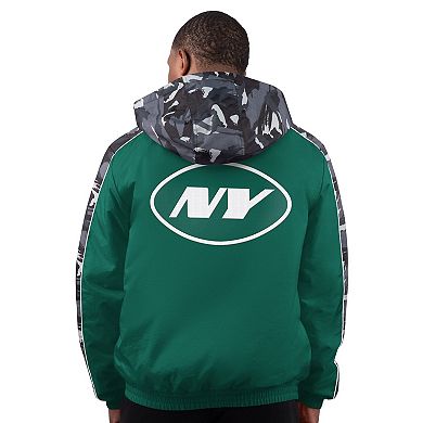 Men's Starter Green New York Jets Thursday Night Gridiron Full-Zip Jacket