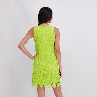 Women's London Times Chemical Lace Shift Dress