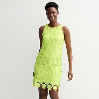 Women's London Times Chemical Lace Shift Dress