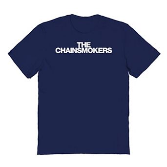 Men's The Chainsmokers Classic Logo White Graphic Tee