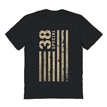 Men's 38 Special Vertical Stripes Graphic Tee