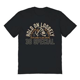 Men's 38 Special Hold On Loosely Skull Graphic Tee