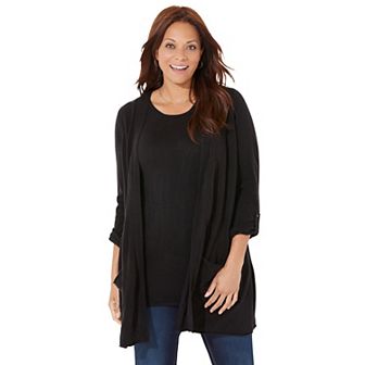 Catherines Women's Plus Size Cashmiracle Cardigan