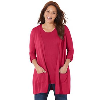 Catherines Women's Plus Size Cashmiracle Cardigan