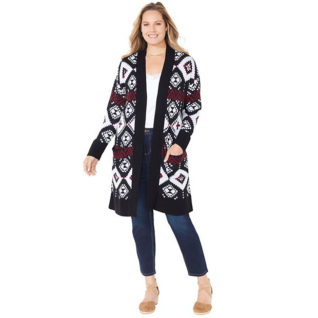 Women's plus size coatigans new arrivals
