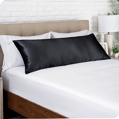 Satin Body Pillow Cover For Hair and Skin 20" x 54"