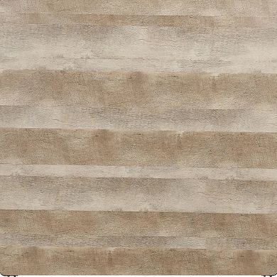 Ada 64 Inch Solid Wood Dining Table, Metal Frame, Rectangular, Brown