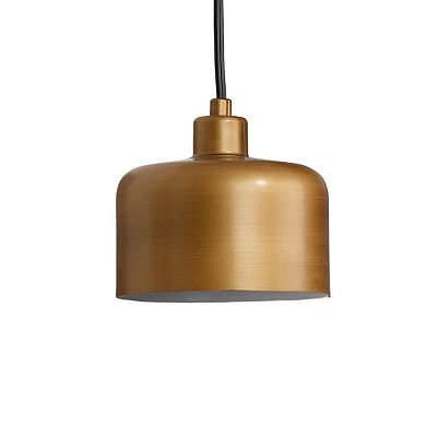21 Inch Modern Wall Sconce Lamp, Polished Satin Brass, Swing Arm Design