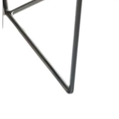 3 Piece Nesting End Tables With Sled Base, Rectangular, Gray Black Metal