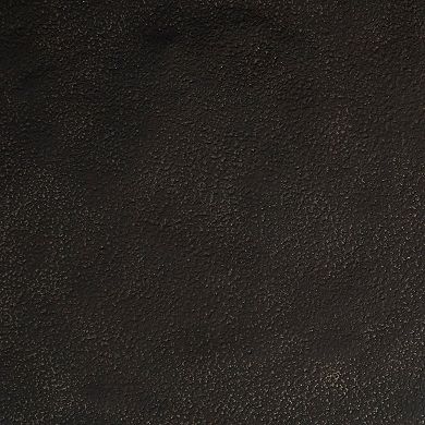 20 Inch Modern Display Bowl, Antiqued Metal Design, Warm Dark Brown Finish