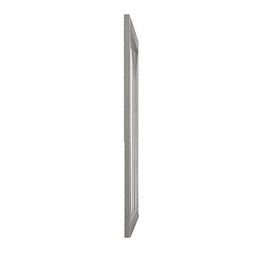 Sami 40 X 40 Dresser Mirror, Embossed Texture, Modern Style, Gray Wood