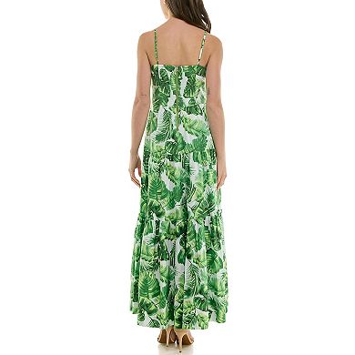Women's Taylor Square Neck Tiered Maxi Dress
