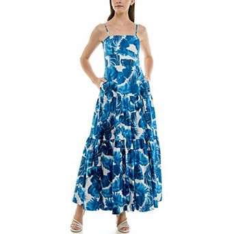 Women's Taylor Square Neck Tiered Maxi Dress