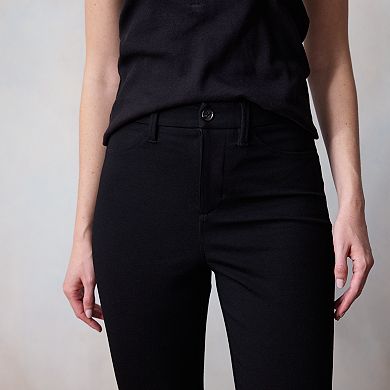 Women's LC Lauren Conrad High-Rise Skinny Ankle Ponte Pants