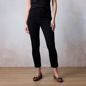 Women's LC Lauren Conrad High-Rise Skinny Ankle Ponte Pants