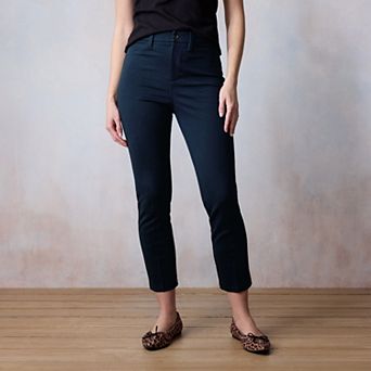 Women's LC Lauren Conrad High-Rise Skinny Ankle Ponte Pants