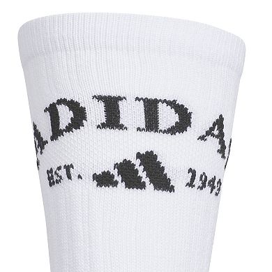 Men's adidas Foundation 3-Pack Crew Socks