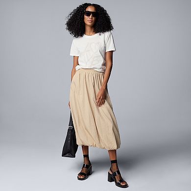 Women's Simply Vera Vera Wang Bubble Cargo Midi Skirt