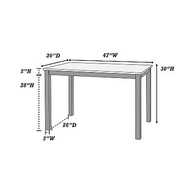Zory 5pc Dining Table Set With 4 Cushioned Chairs, Beige Burlap, Gray Wood