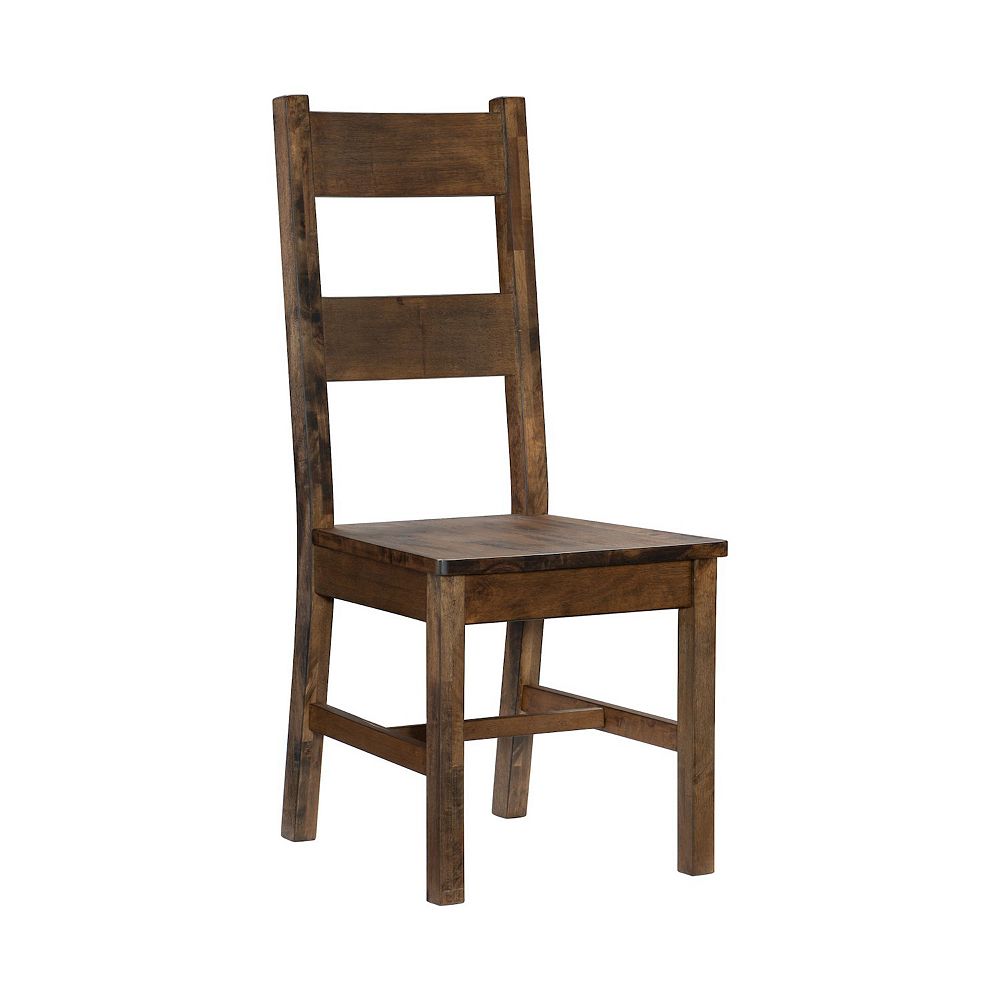 Rick 22 Inch Side Dining Chairs Set Of 2, Ladder Back