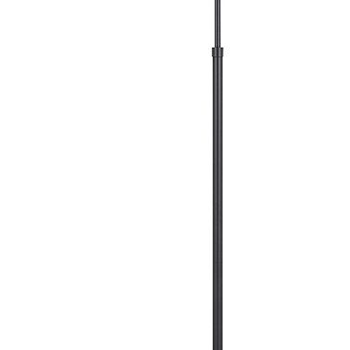 Kime 44-58 Inch Floor Lamp, Adjustable Height, Led, Charcoal Grey Finish