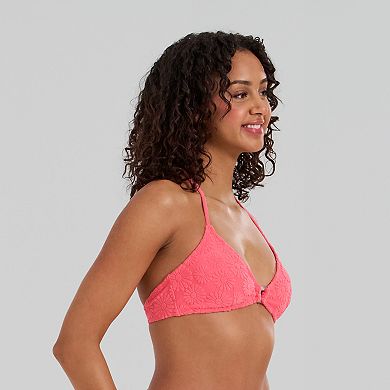 Juniors' Ninety-Nine° Heart Time Halter Bikini