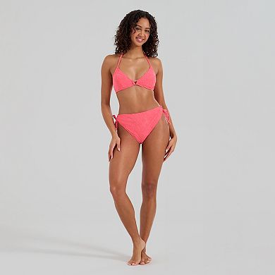 Juniors' Ninety-Nine° Heart Time Halter Bikini