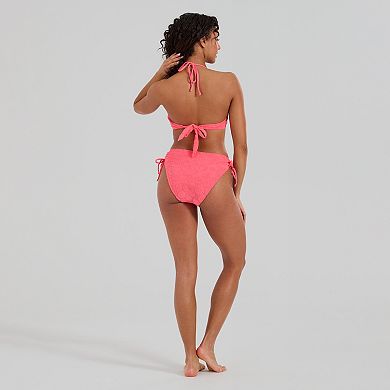 Juniors' Ninety-Nine° Heart Time Halter Bikini