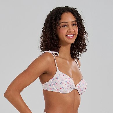 Juniors' Ninety-Nine° Twist Front Underwire Bikini