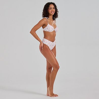 Juniors' Ninety-Nine° Twist Front Underwire Bikini