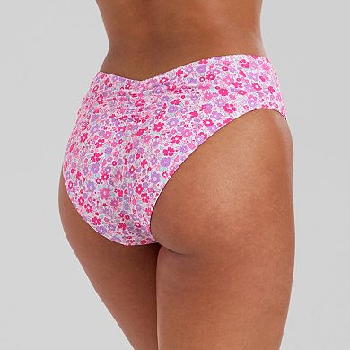 Juniors' Ninety-Nine° Cheeky High Waist Bikini Bottoms