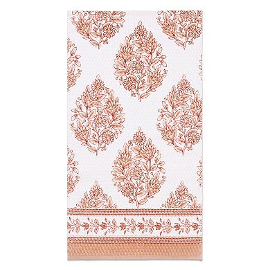 Caro Home Janine Printed Velour Hand Towel